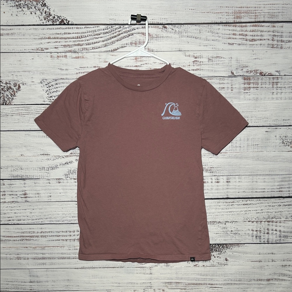 Quiksilver Boy's Omni Checked Logo Short Sleeve Tee Large 14/16 - Picture 3 of 15